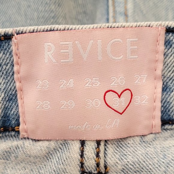 Revice Ex Boyfriend High Waisted Distressed Cheeky Mom Jeans Sz 31 - Picture 5 of 12